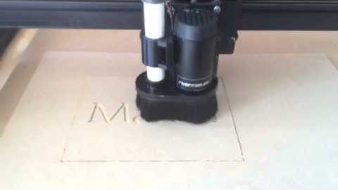 X-Carve Dust Collector Test 2
