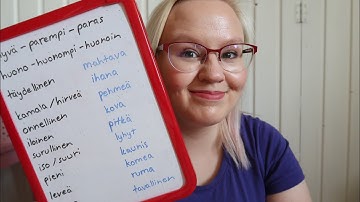 Finnish Lesson 22: Common Adjectives
