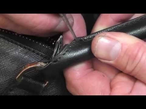 Prada Handbag Repair - Handbag Handle Repair - YouTube