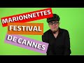 Les marionnettes  (objets de récupération) au festival de Cannes , présentent le film &quot;sarabande &quot;