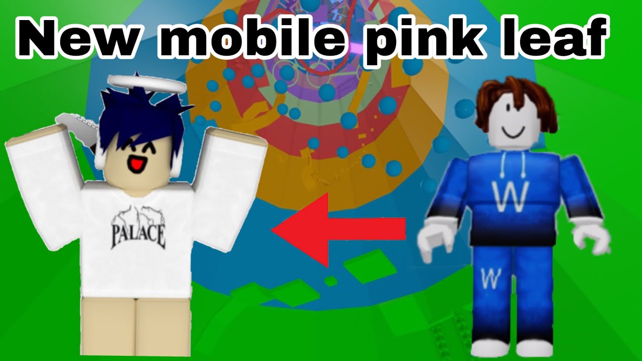 Im The New Mobile Pink Leaf Roblox Tower Of Hell Mobile Pink Leaf Is Here Youtube - pink leaf roblox