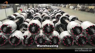 how to make and manufacture semi trailer axle and truck axle ?---wondee autoparts 202002