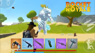 Rocket Royale SNOW GIANT CRUSHES ME - Android gameplay #81