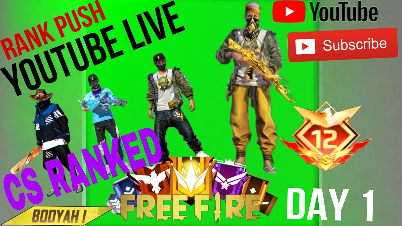cs ranked | free fire max live stream #rank push - YouTube