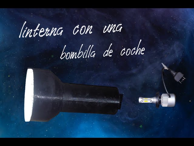 Linterna/portátil con bombilla de coche 