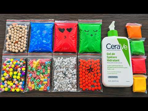 Making Satisfying Slime with Bags Shower Gel and Clay