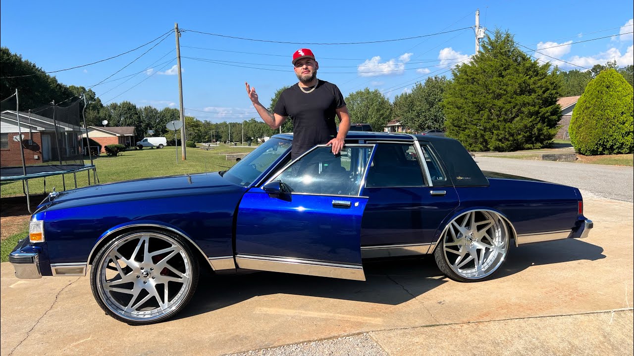 HARDEST CANDY BLUE PAINTED BOX CHEVY TUCKING YouTube