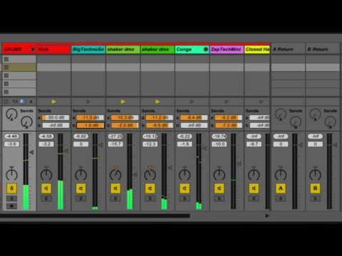 Minimal Techno Pt 1 w/ Ableton Live - Space & Dimension to Drums