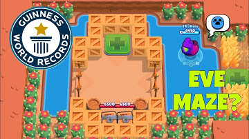 Most Difficult eve maze in brawl stars| Mini games