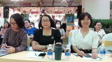 Tiết mục văn nghệ trường Tiểu học Giồng Ông Tố biểu diễn