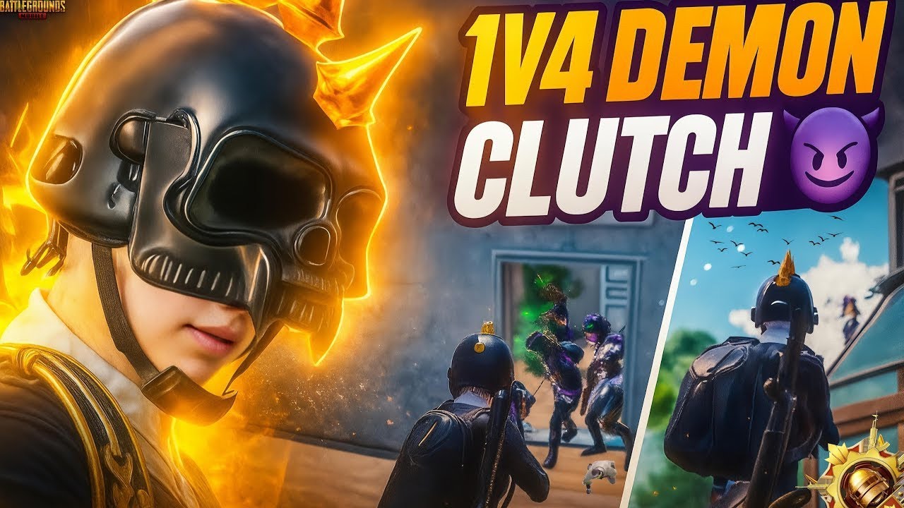 Insane 1v4 Clutches In Impossible Situations ☠️🔱 PUBG Mobile - YouTube