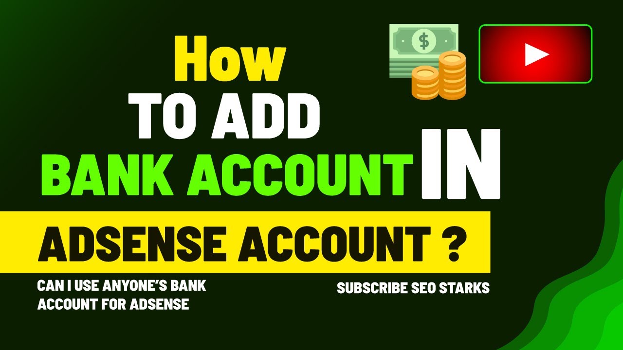 How to Link Bank Account on AdSense in 2024 | Payment Method on AdSense
