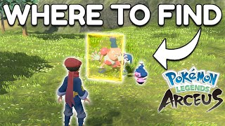 Where to find Mr. Mime and Mime Jr. early in Pokemon Legends: Arceus