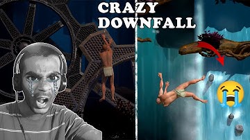 CRAZY DOWNFALL 😭 in a Difficult Game About Climbing - Part 2
