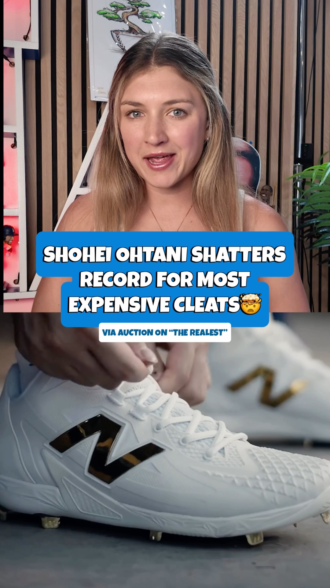 Shohei Ohtani's Cleats Sell for Record Price - YouTube