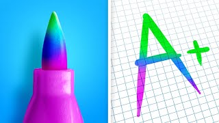 COOL HACKS FOR SCHOOL & EASY DIY SCHOOL SUPPLIES