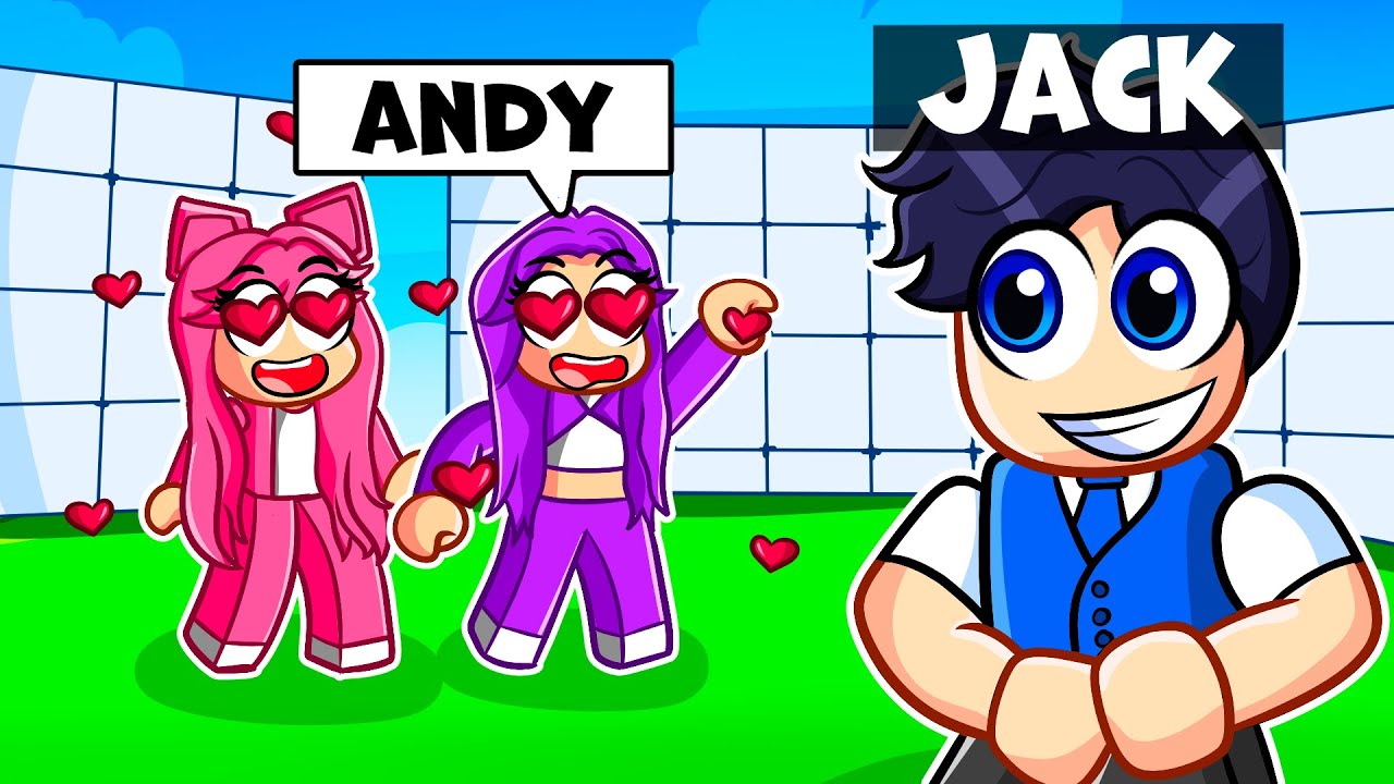 Trolling MY CRAZY FANGIRLS as ANDY in Roblox Rivals!