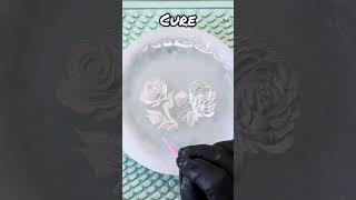 Laser Effect Roses #resin #craft #resinart #resinartist
