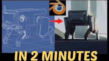 How to Easily Create a Robotic-dog Animation in blender