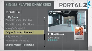 Something special! | Enigma Protocol (Chapter 1) | Portal 2 Community Maps #1
