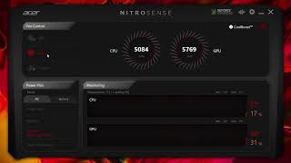 NitroSense Utility App Overview