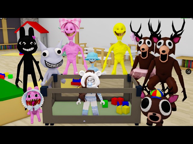 Adottata da TUTTE LE FAMIGLIE dei MOSTRI su BROOKHAVEN roblox!