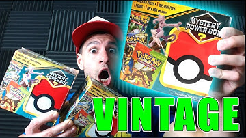 IT HAPPENED AGAIN! - Opening Pokemon NEW MYSTERY POWER BOXES from Walmart! (VINTAGE PACK PULLED!)