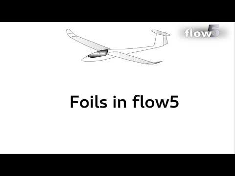 Foils in flow5