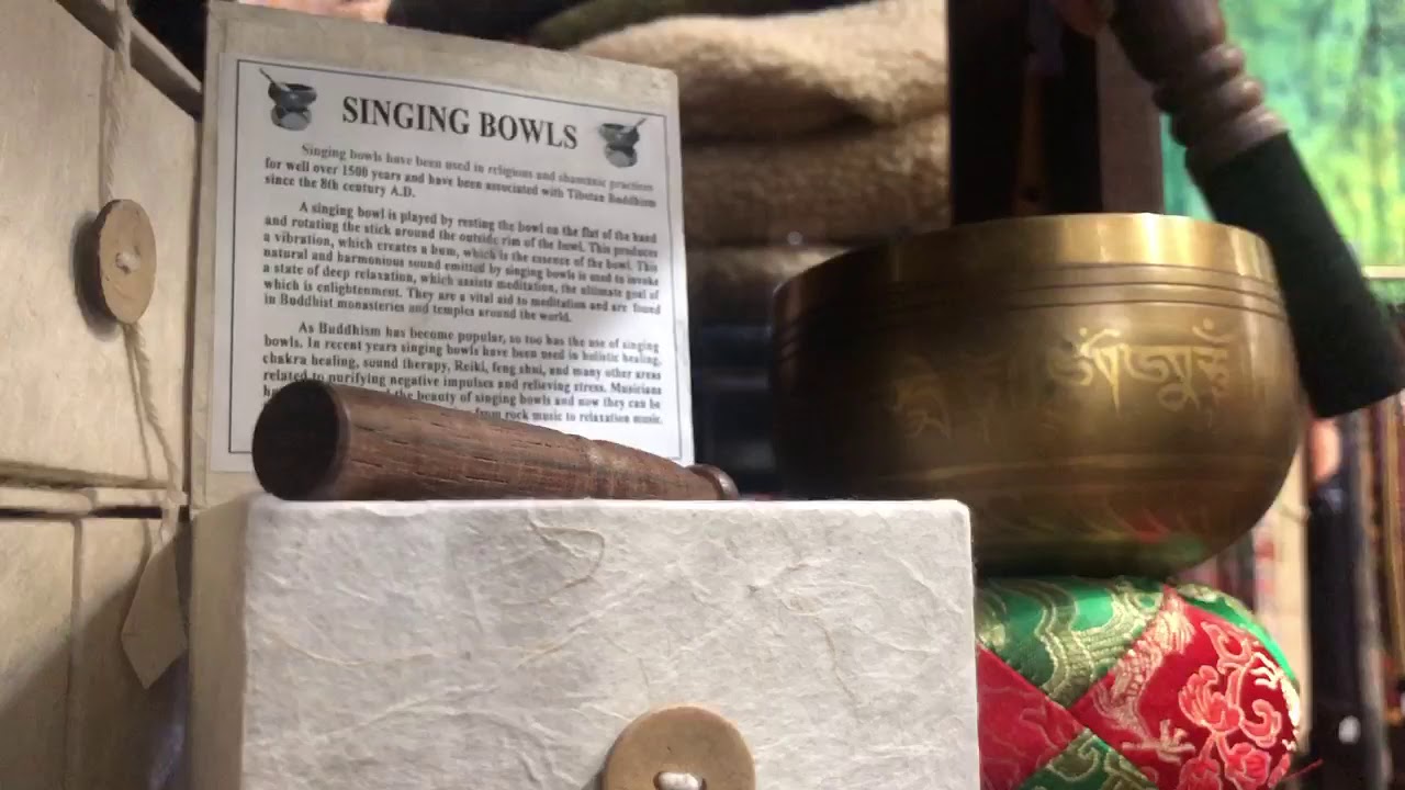 Singing bowls have been used in religious and shamanic practices for over 1000 years.