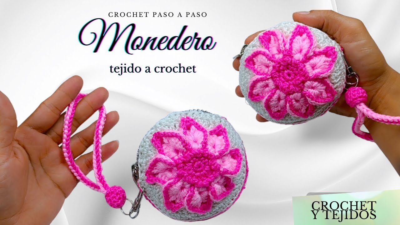 ❤SORPRENDENTE ❤ monedero a CROCHET paso a paso / cartera tejida a crochet