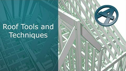 Tools and Techniques for Editing Roof Structures in ArchiFrame