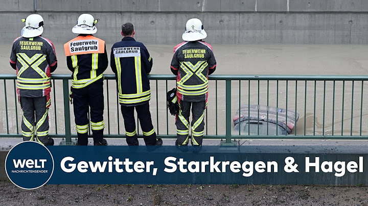 HEFTIGES UNWETTER in Oberbayern: Überflutungen durch Starkregen - Tunnel vollgelaufen