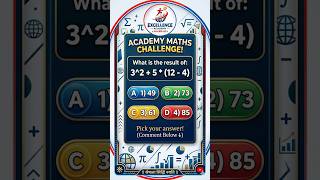 Excellence Academy | Daily Math Challenge #1 #excellenceacademy #studywithexperts