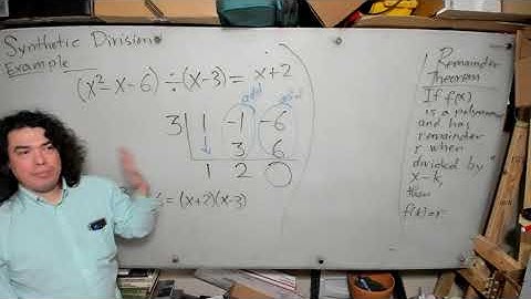 Video 2: Synthetic Division Example 2