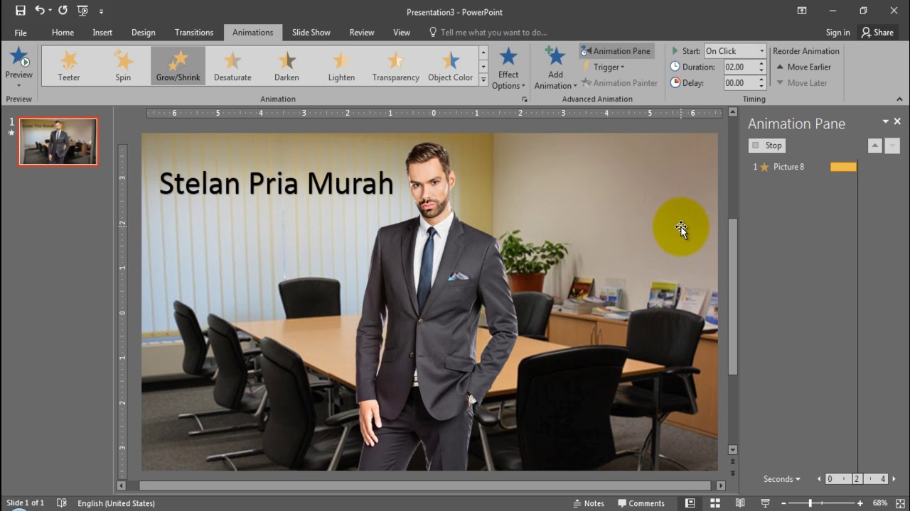  Membuat  Background Animasi  bergerak  di  powerpoint  YouTube