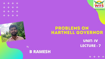 DOM // Lecture 7 // WITS CONNECT // Problems on Hartnell Governor
