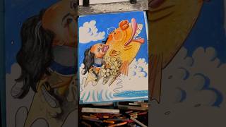 💙🌴 #caricature #funny #streetart #art #waikiki #hawaii  #caricatures