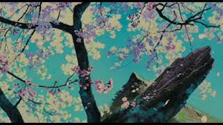 Anime Scenery GIF #4 Sakura Fall