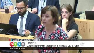 May 18 2017 City of Austin Car Wreck Settlement