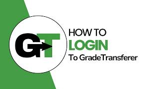 How To Login To GradeTransferer