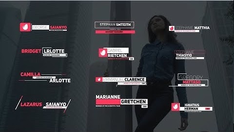 After Effects Template: Lower Third