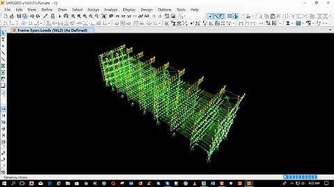 design sap2000 steel structure 01