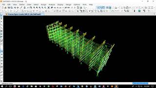 design sap2000 steel structure 01