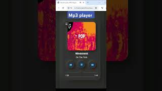 Mp3 player using Javascript #coder #programminglanguage