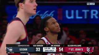 Solomon Ball 2024-2025 Season Makes - UConn - NCAA