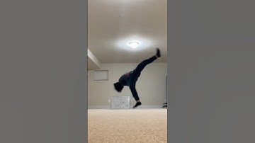 Learn TOUCHDOWN RAIZ in the HOUSE #tricking #flips #tutorial #shorts #martialarts #taekwondo #tdr