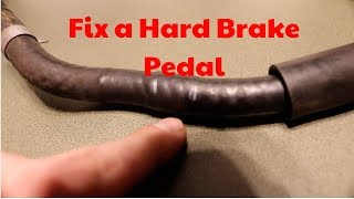 Hard brake Pedal Fix on 2005 Subaru Forester