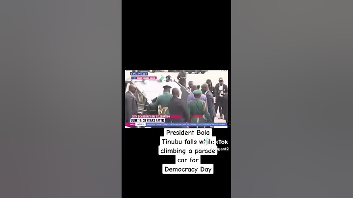 Tinubu fall on democracy Day