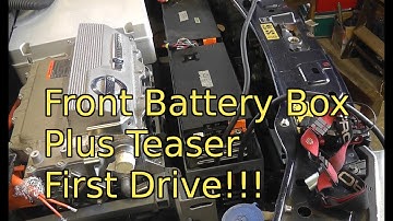 DIY EV Part 29 - Front Battery Box Plus First Drive Preview.