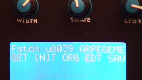 Oberheim Matrix Editor